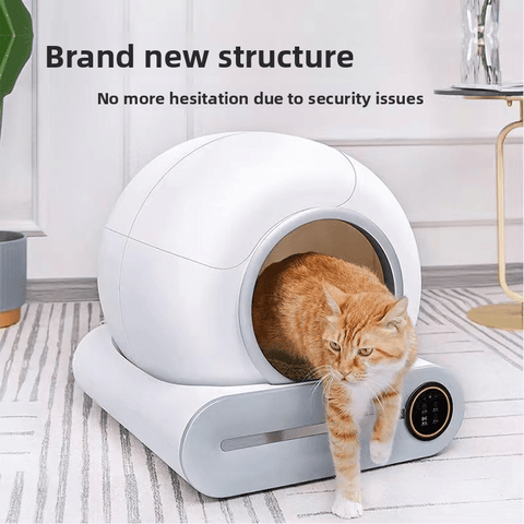 Automatic Extra Large Cat Litter Box Smart Toilet - petsbene