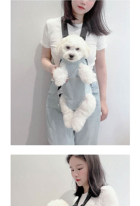 Dog outdoor backpack pet carrier small puppy cat bag - petsbene