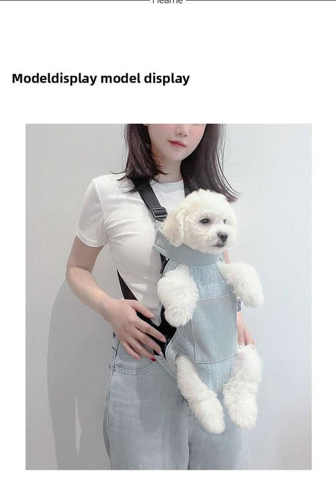 Dog outdoor backpack pet carrier small puppy cat bag - petsbene