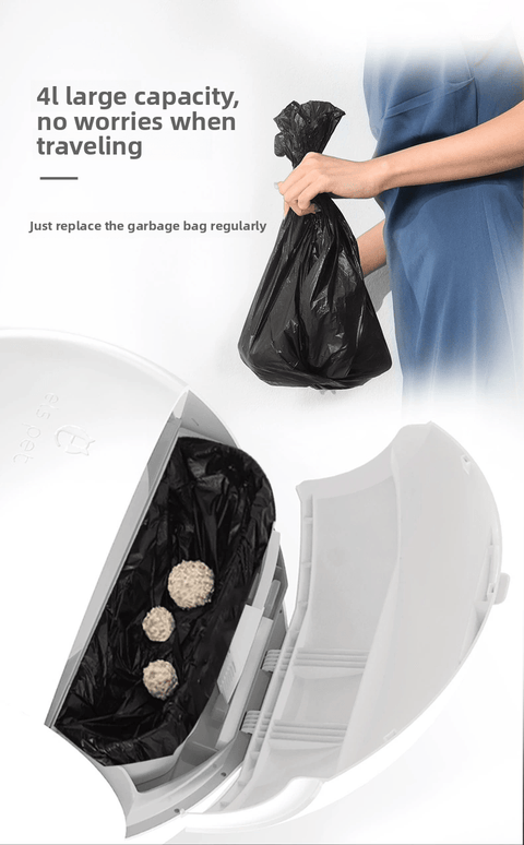 Automatic Large Cat Litter Box UV Sterilizer Anti Spill WIFI Control - petsbene