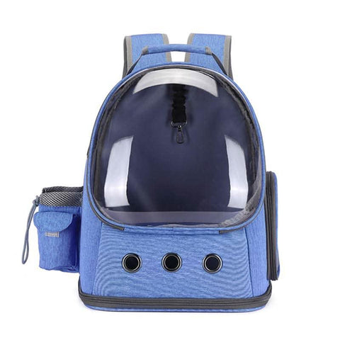 Stylish Foldable Transparent Pet Backpack for Cats Dogs Travel - petsbene