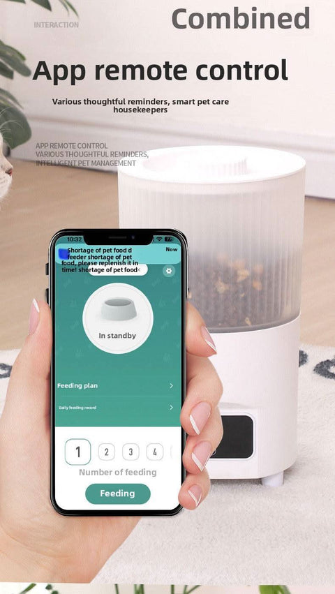 New Smart Pet Feeder Cross Border Bestseller All In One Remote Timer - petsbene