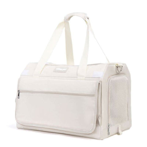 Pet Trolley Case Double Layer Bus Cat Bag Cat Push Pull Box Large Capacity Two Spring Summer Breathable Dog Handbag - petsbene