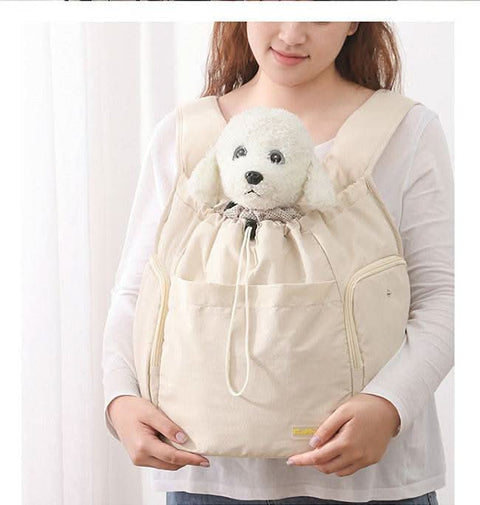 Portable PET backpack dog cat carrier outdoor travel bag - petsbene