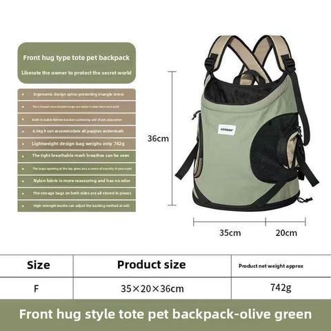 Airline Approved Pet Backpack Breathable Cat Travel Bag - petsbene