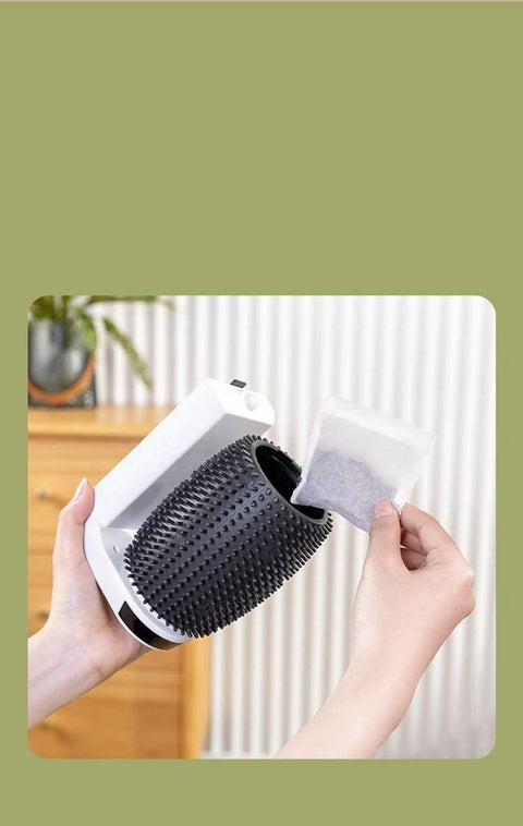 Smart Auto Cat Scratcher Corner Brush - petsbene