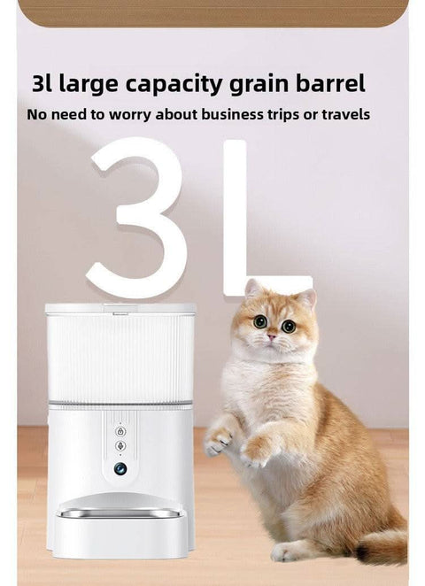 Pet Smart Feeder Mobile Control Auto Cat Feeder 3L - petsbene