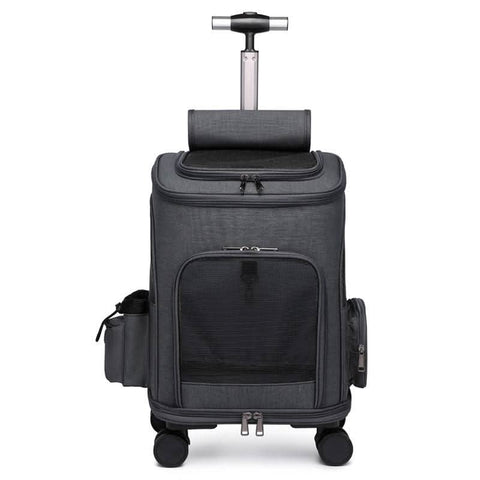 Airline Approved Large Capacity Pet Carrier Luggage Portable Cat Backpack Breathable Foldable Dual Use - petsbene