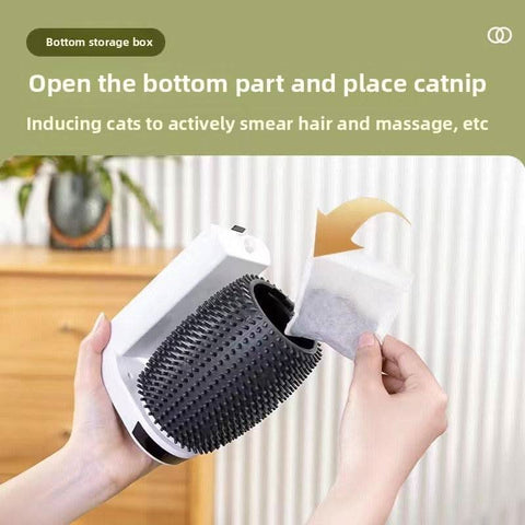 Smart Auto Cat Scratcher Corner Brush - petsbene