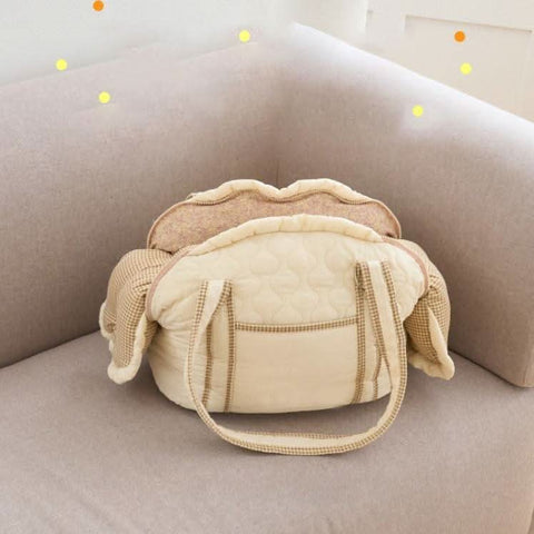 Dog Cat Outing Portable Bag Small Pet Carrier Shoulder Handbag Korean Style - petsbene