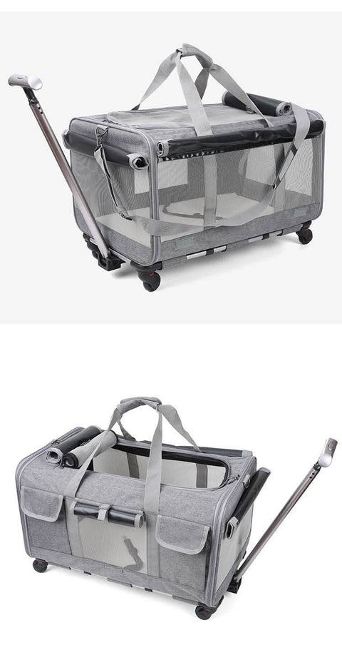 Airline Approved Portable Cat Carrier New Pet Suitcase - petsbene