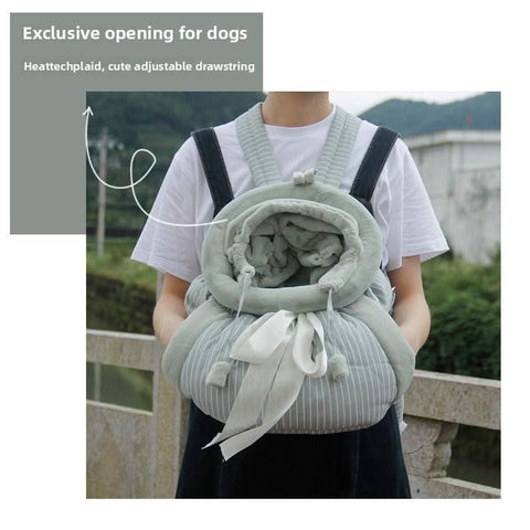 Cat carrier backpack for small pets travel bag with sleeping bag - petsbene