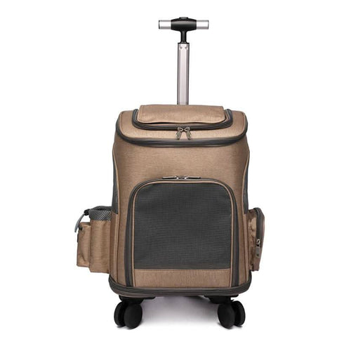 Airline Approved Large Capacity Pet Carrier Luggage Portable Cat Backpack Breathable Foldable Dual Use - petsbene