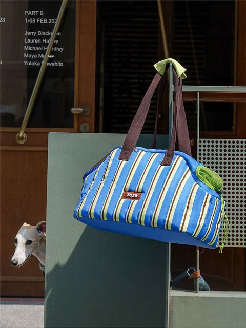 Casual Cat Carrier Backpack Portable Pet Bag for Outings - petsbene