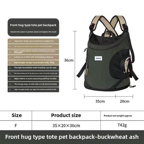 Airline Approved Pet Backpack Breathable Cat Travel Bag - petsbene