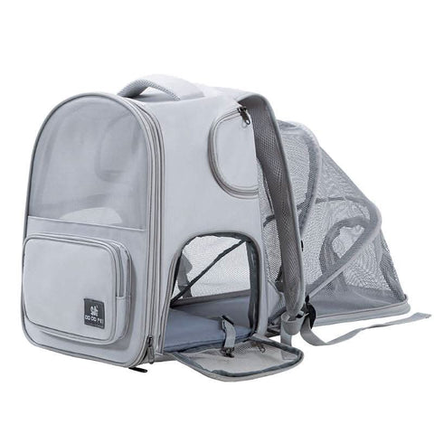 Airline Approved Cat Carrier Portable Backpack Expandable Pet Bag - petsbene