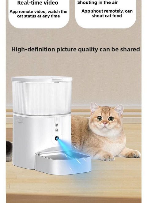Pet Smart Feeder Mobile Control Auto Cat Feeder 3L - petsbene