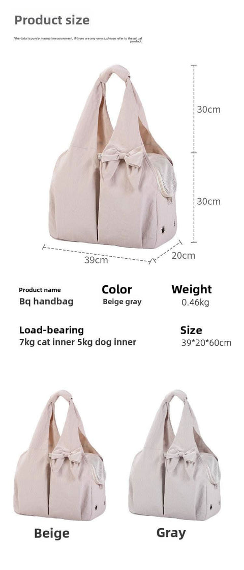 Stylish portable pet backpack high capacity dog cat carrier bag - petsbene