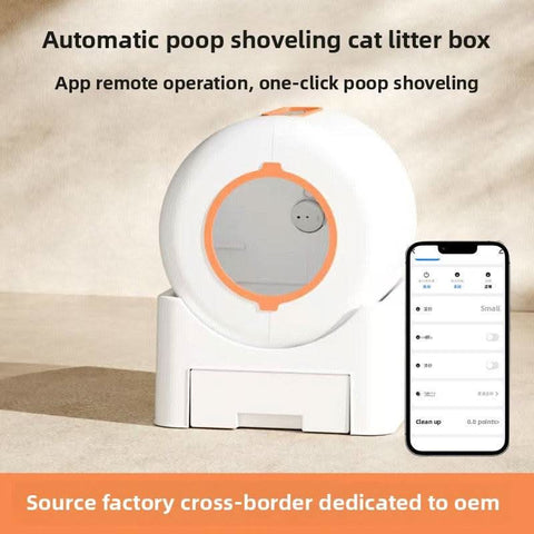 Smart Extra Large Enclosed Litter Box Auto Clean Deodorize - petsbene