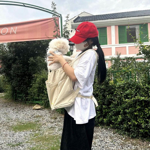 Portable PET backpack dog cat carrier outdoor travel bag - petsbene