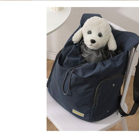 Portable PET backpack dog cat carrier outdoor travel bag - petsbene