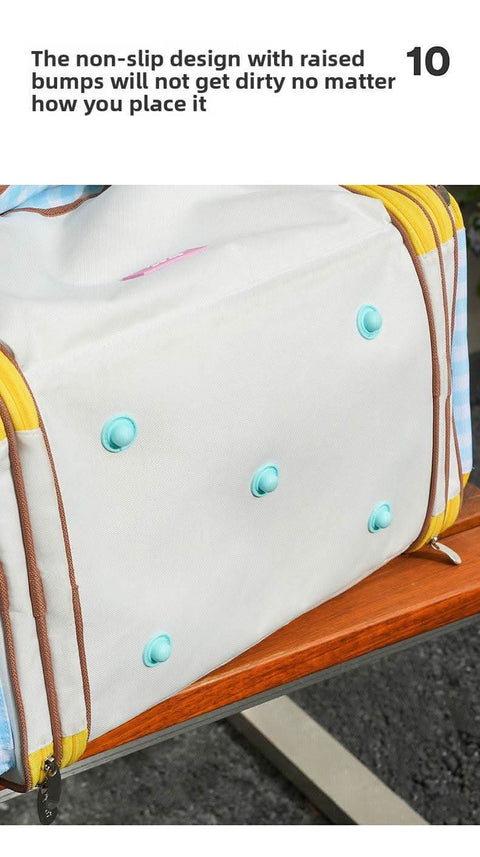 Pet Airline Carrier Extension Large Capacity All Seasons Cat Dog Travel Bag - petsbene