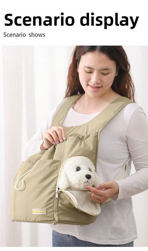Portable PET backpack dog cat carrier outdoor travel bag - petsbene