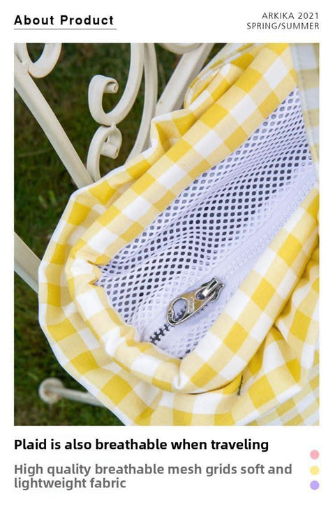 Cat Carrier Lightweight Summer Outdoor Handbag - petsbene