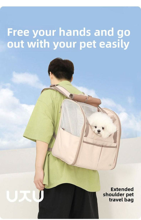 Airline Approved Cat Carrier Backpack Expandable Large Pet Travel Bag - petsbene