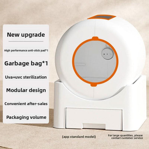 Smart Extra Large Enclosed Litter Box Auto Clean Deodorize - petsbene