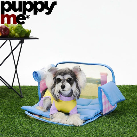 Ventilated Pet Travel Bag with Ice Silk Cooling Pad Anti Scratch Comfortable Dog Carrier - petsbene