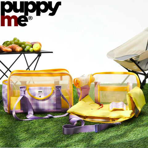 Ventilated Pet Travel Bag with Ice Silk Cooling Pad Anti Scratch Comfortable Dog Carrier - petsbene