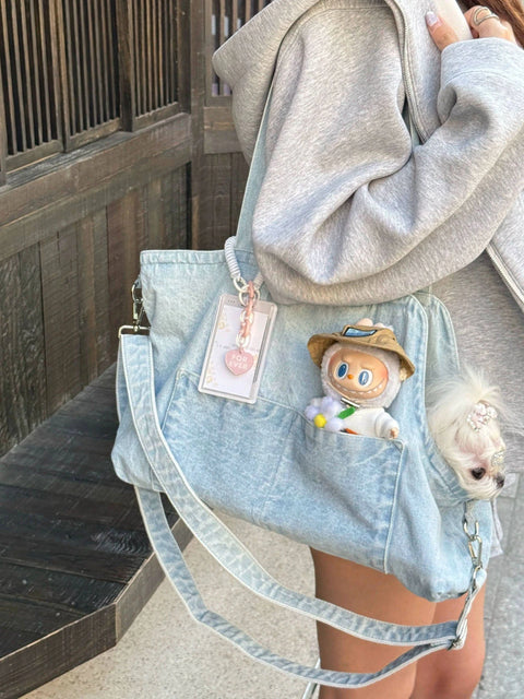 Small dog pet outing bag cat dog portable backpack - petsbene