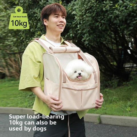 Airline Approved Cat Carrier Backpack Expandable Large Pet Travel Bag - petsbene