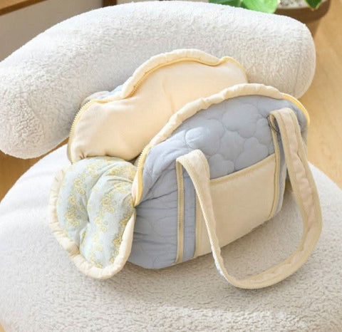 Dog Cat Outing Portable Bag Small Pet Carrier Shoulder Handbag Korean Style - petsbene