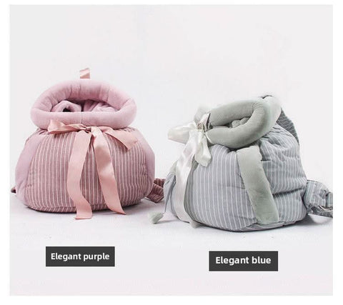 Cat carrier backpack for small pets travel bag with sleeping bag - petsbene
