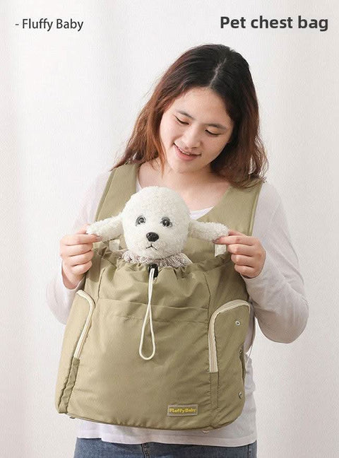 Portable PET backpack dog cat carrier outdoor travel bag - petsbene