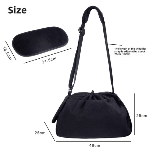 Adjustable Drawstring Dog Cat Carrier Sling Warm Wool Interior - petsbene