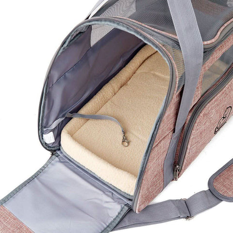 Airline Approved Large Pet Carrier Bag Multipurpose Car Travel Bag - petsbene