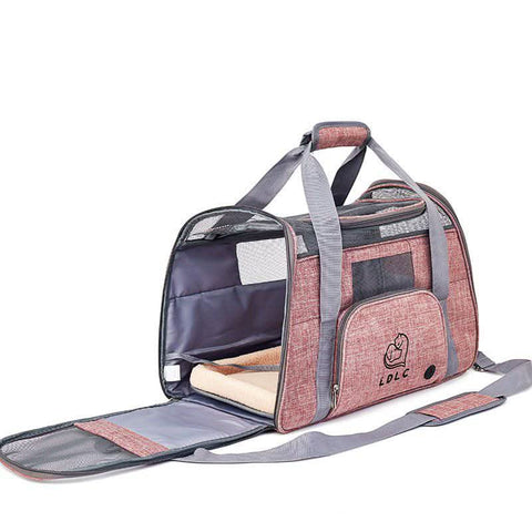Airline Approved Large Pet Carrier Bag Multipurpose Car Travel Bag - petsbene