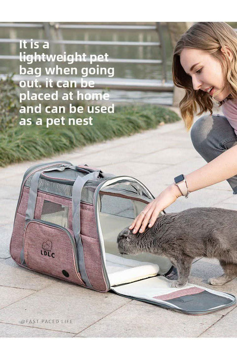 Airline Approved Large Pet Carrier Bag Multipurpose Car Travel Bag - petsbene