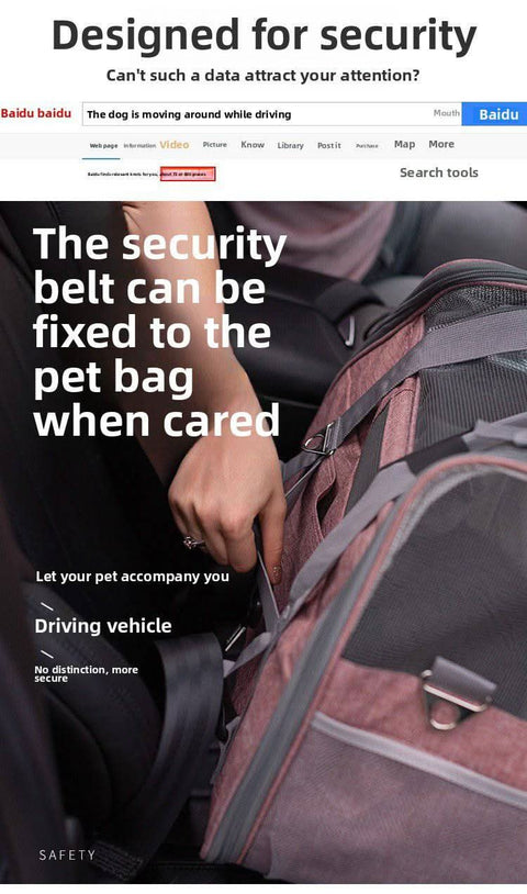 Airline Approved Large Pet Carrier Bag Multipurpose Car Travel Bag - petsbene