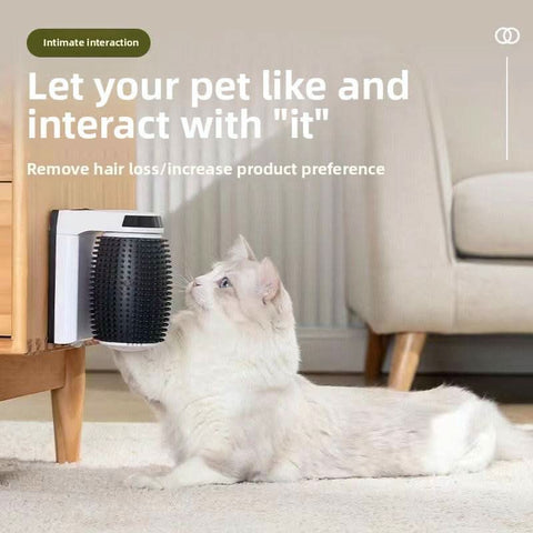 Smart Auto Cat Scratcher Corner Brush - petsbene