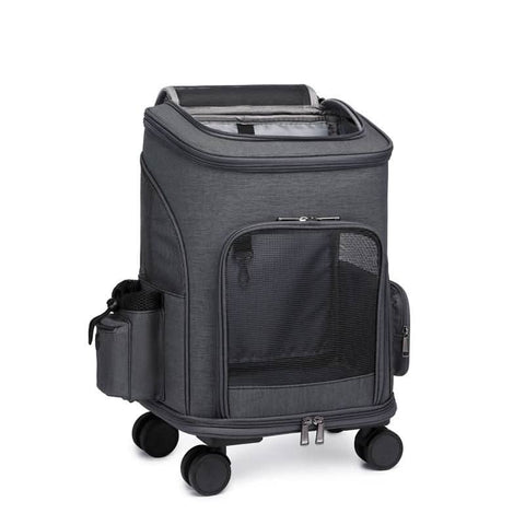 Airline Approved Large Capacity Pet Carrier Luggage Portable Cat Backpack Breathable Foldable Dual Use - petsbene
