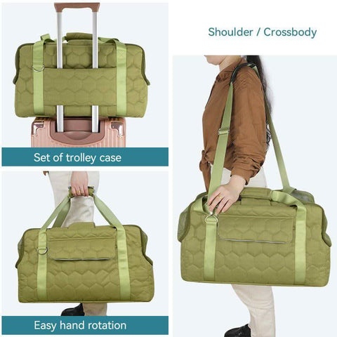 Breathable Cat Backpack Expandable Dog Carrier Portable Pet Cage - petsbene