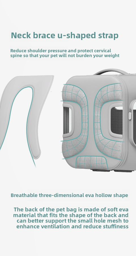 Breathable Pet Space Capsule Carrier Large Portable Backpack Approved for Travel - petsbene