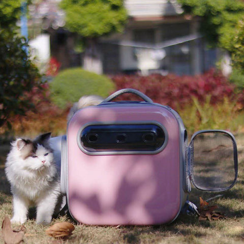 Breathable Pet Space Capsule Carrier Large Portable Backpack Approved for Travel - petsbene