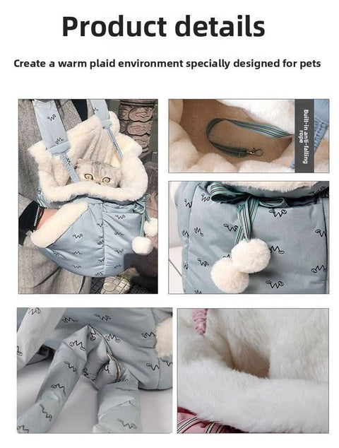 Portable Pet Chest Bag for Cats Outdoor - petsbene