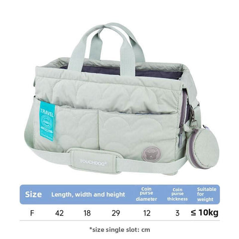 Stylish Dog Cat Carrier Large Capacity Cat Cage Backpack Pet Bag for Outdoor Trips - petsbene