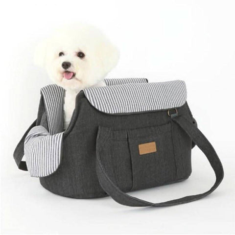 Cat Strap Small Dog Shoulder Bag Portable Outdoor Breathable Large Capacity - petsbene